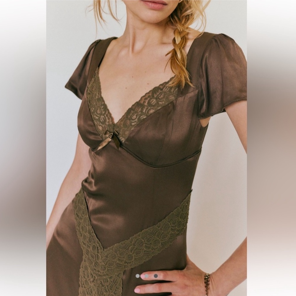 NWT! Free People Pink Skies Midi Dress